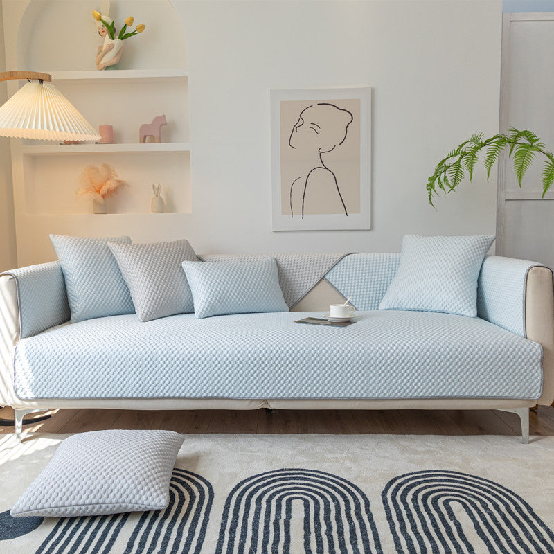 Summer New Ice Silk Cooling Beanbag Sofa Cushion Cool-to-the-Touch