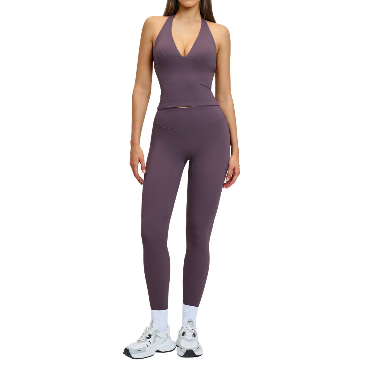 Outdoor Sports Fitness Brushed Tight Yoga Set