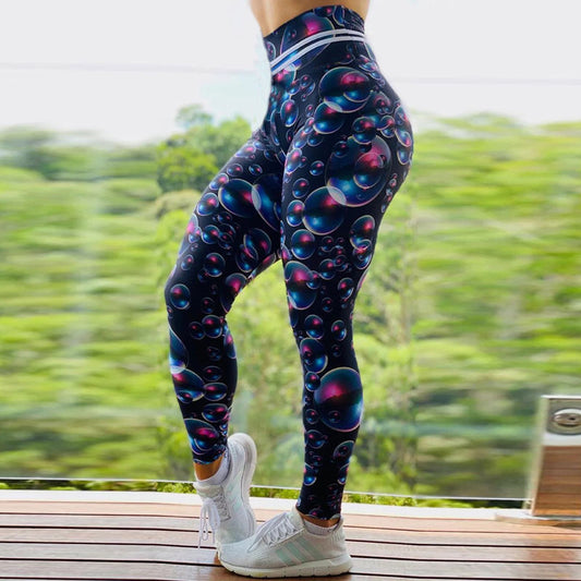Quick-drying Stretch Slimming High Waist Tights Running Workout Pants Yoga Women's Trousers