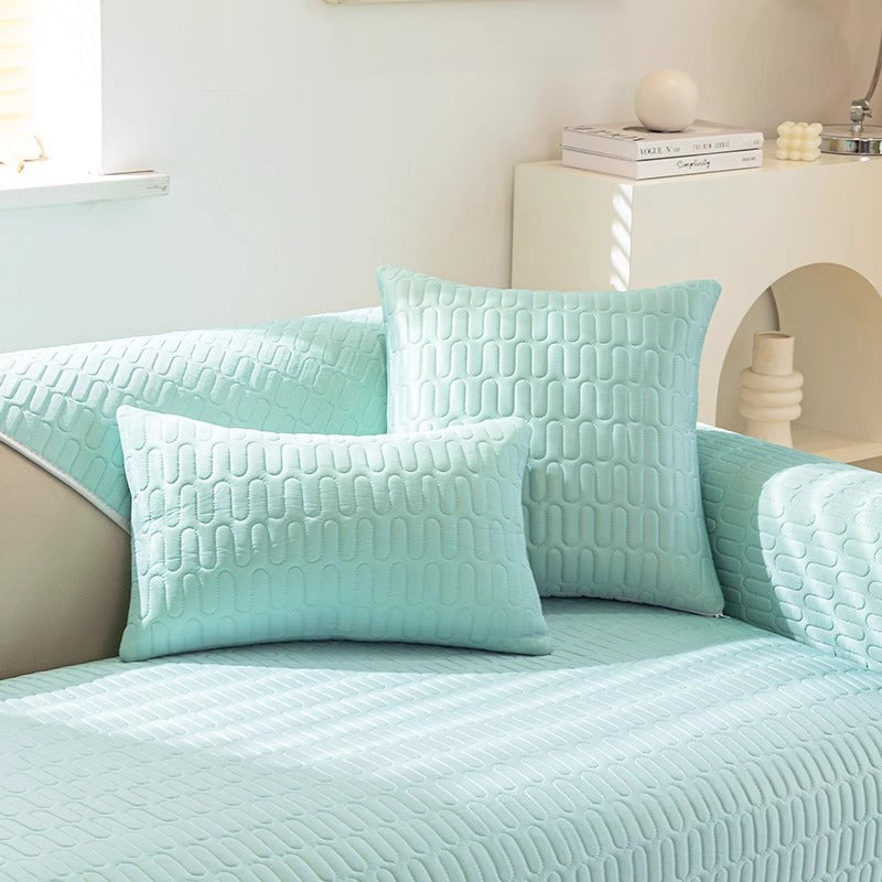 Latex And Ice-silk Sofa Cushion Summer Cooling Matcushion