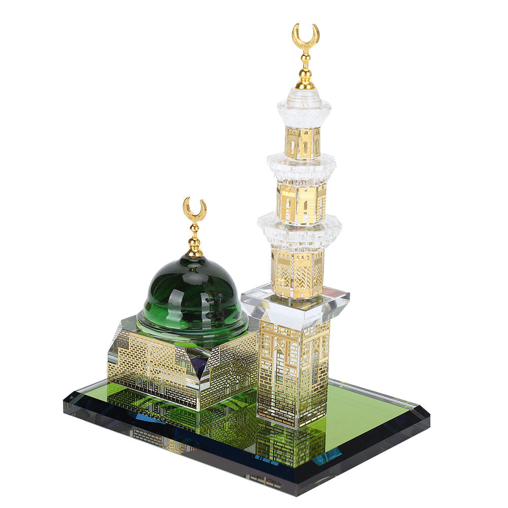 1 Set Muslim Kaaba Dome Mosque Islamic Desktop Ornament Table Car Decor Crafts Gifts