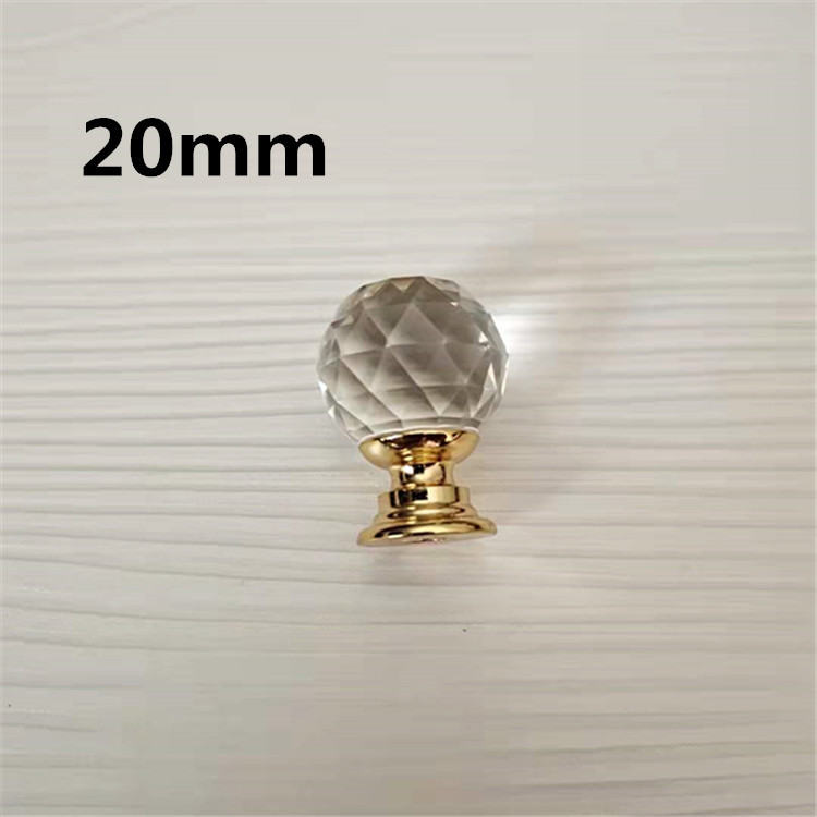 Crystal Ball Glass Handle For Dressing Table Or Makeup Box Drawer
