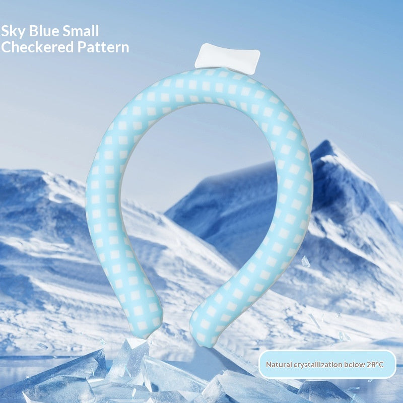 Portable Neck-Hanging Cooling Ice Ring PCM