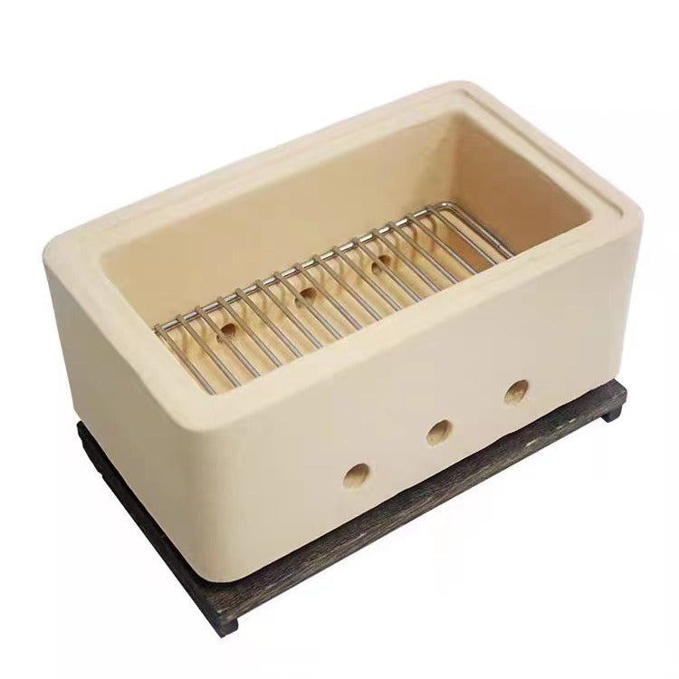 Portable Japanese-style Charcoal Barbecue Grill For Home And Outdoor Use