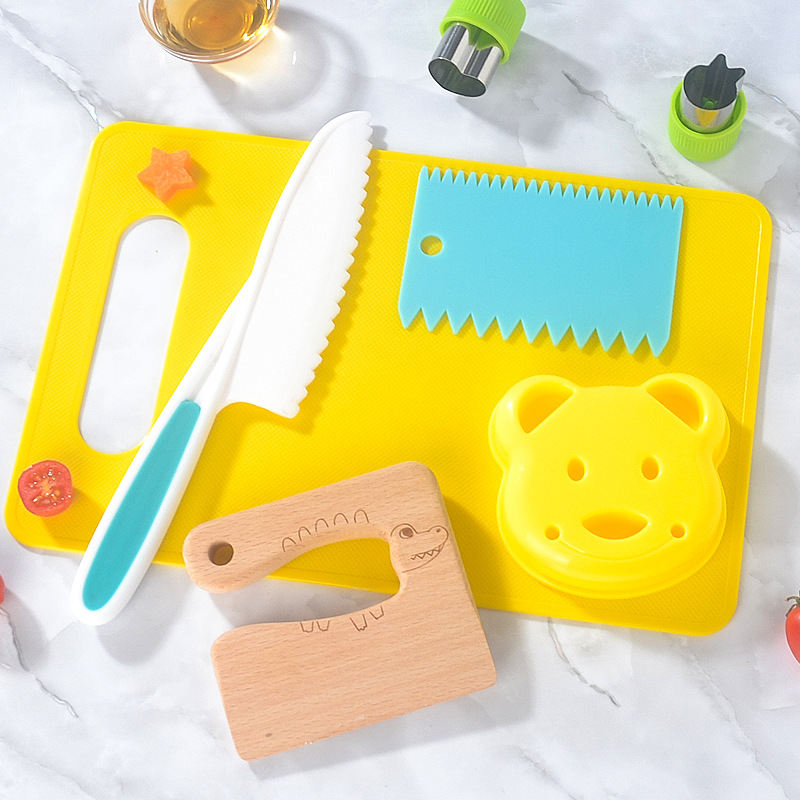 Children's Plastic Knife Early Education Toys Suit
