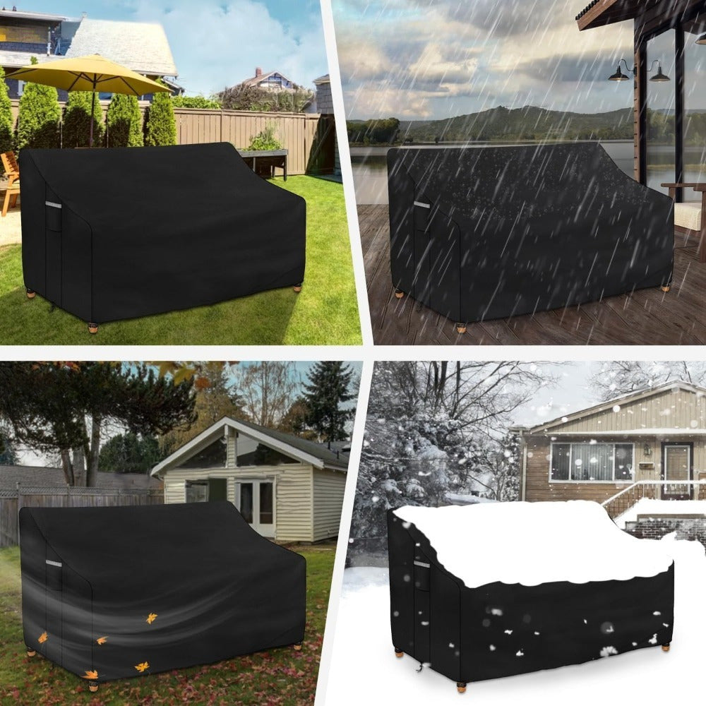 Protective Cover For 2-Seater Garden Bench - Cover For Outdoor Furniture - Party Decorations