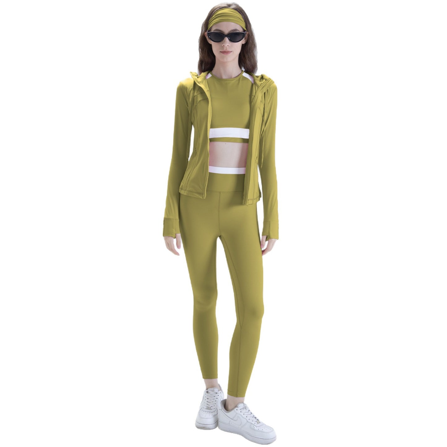 Yoga Wear Nude-Feel Fitness Apparel Long-Sleeve Running Top Quick-Drying Shirt Womens Pilates Jacket