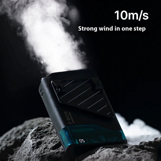 Outdoor Extreme Cooling Bladeless Turbine Halter Fan