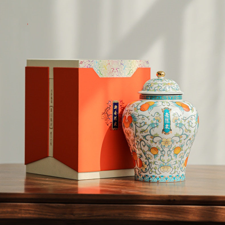 Ceramic Jars For Puer Tea Airtight Storage Jars Gift Box Packaging Factory Wholesale