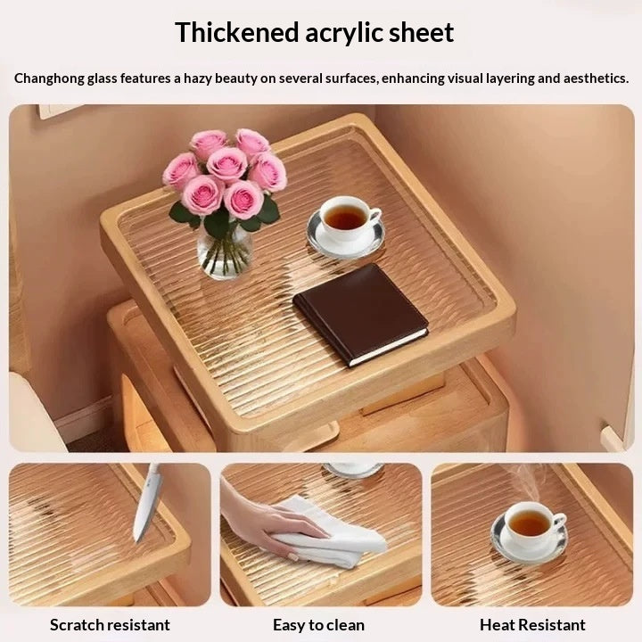 Simple Modern Home Bedroom Storage Cabinet Small Bedside Shelf