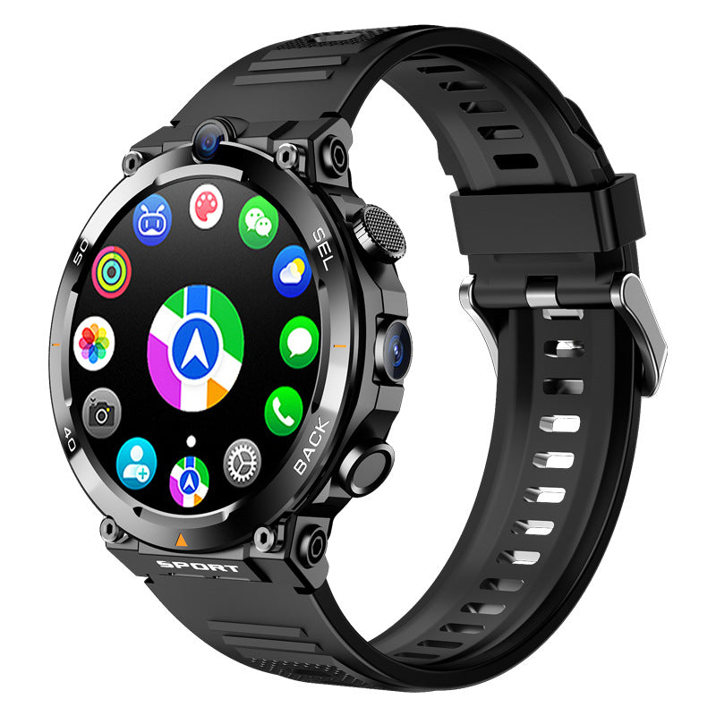 H10 Round Screen Smart Watch Nfc Access Control Photo Playstore Flashlight