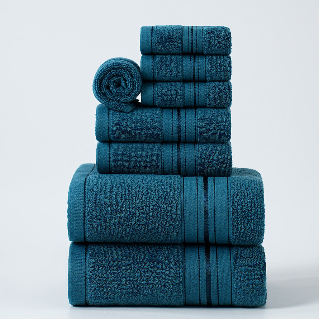 Pure Cotton Bath Towels For Home Use  Absorbent Towel Set For Adults