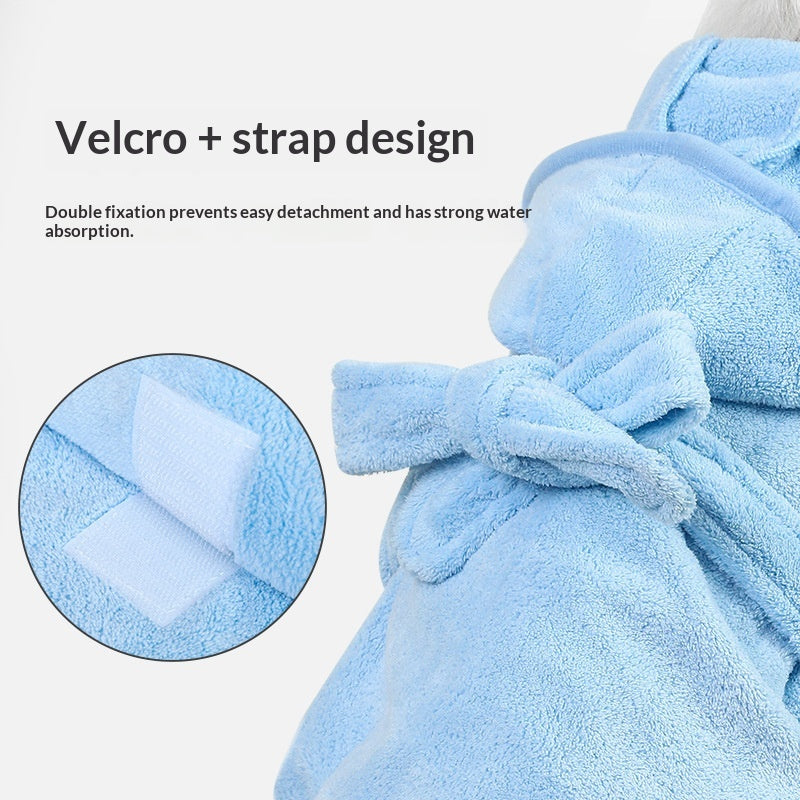 Pet Bath Towel - Highly Absorbent Microfiber Dog Towel for Drying Cats and Dogs - Soft Quick Dry Pet Grooming Towel