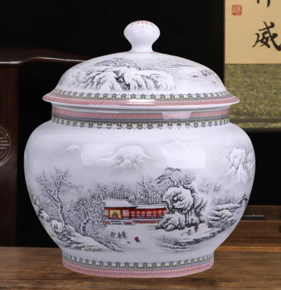 Ceramic Large Tea Can For Household Use
