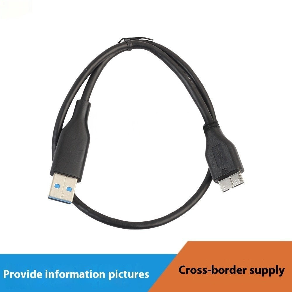 Black USB Revolution Laptop Mobile Hard-disc Connecting Line Copper