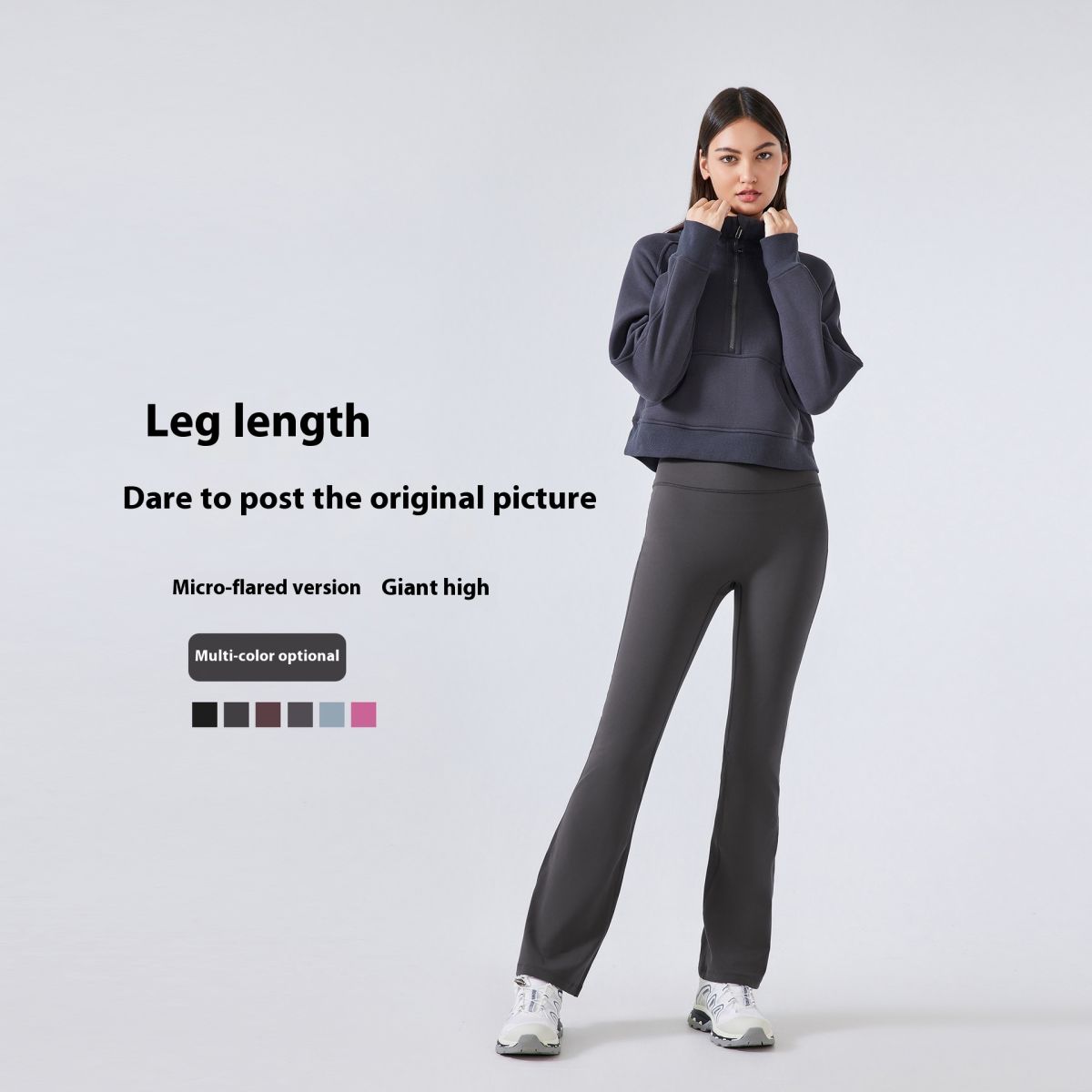 High Waist Yoga Women's Stretch Sports Bell-bottom Pants