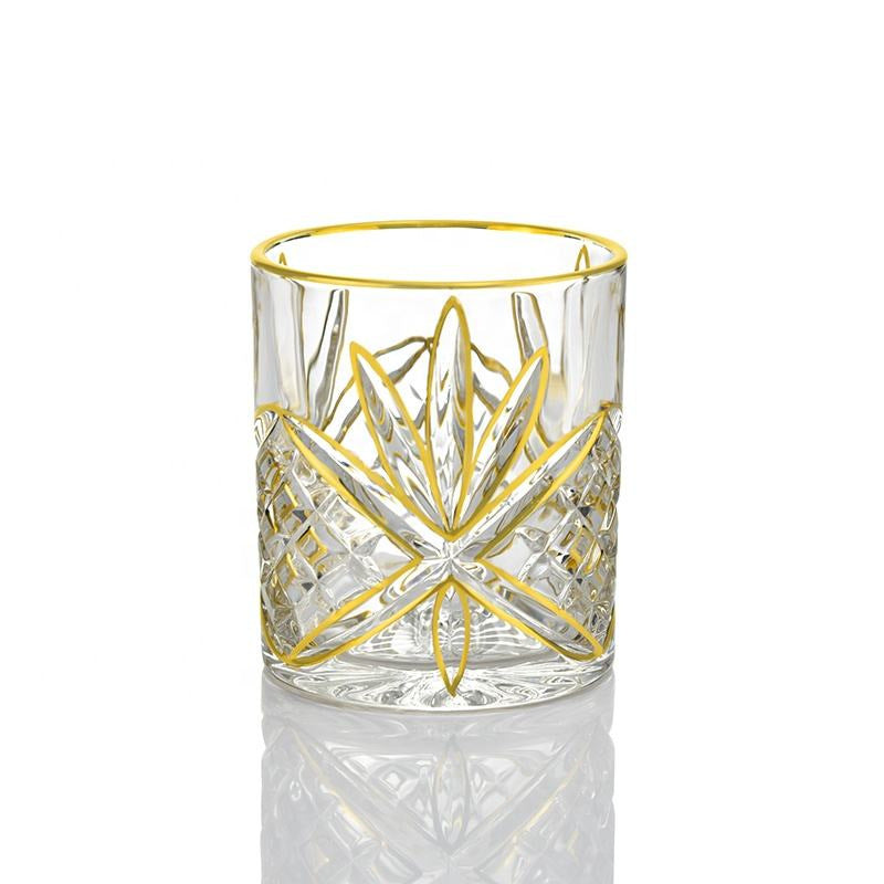 No 16 Seven-piece Gold-trimmed Liquor Set For Whiskey For Home Use