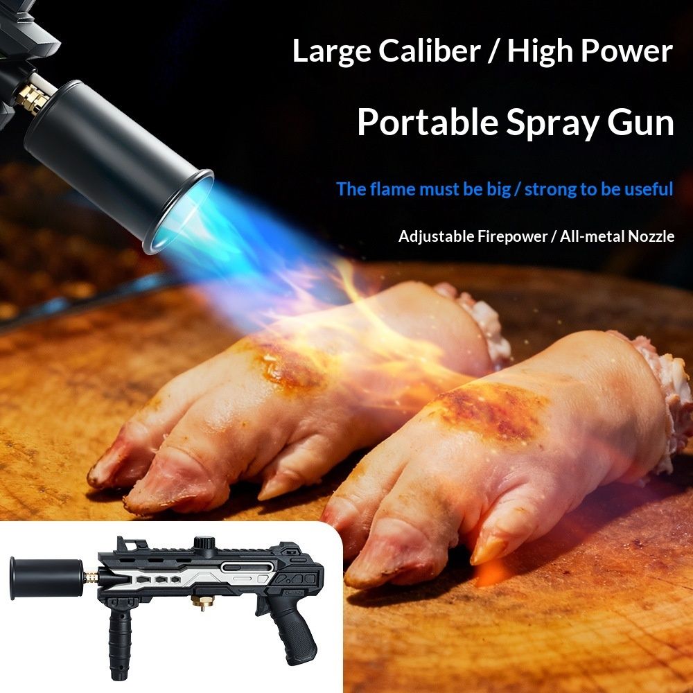 Portable BBQ Torch For Home, Kitchen, And Outdoor UseHigh-Flame, Powerful Burner