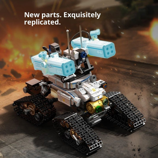 Deep Cannon Chariot Assembly Model Boy Small Particles Assembled Building Block Toys