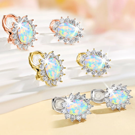 Aobao Elegant Chic Earrings For Women Simple Trendy Ear Accessories No-Piercing Sunflower Ear Cuffs