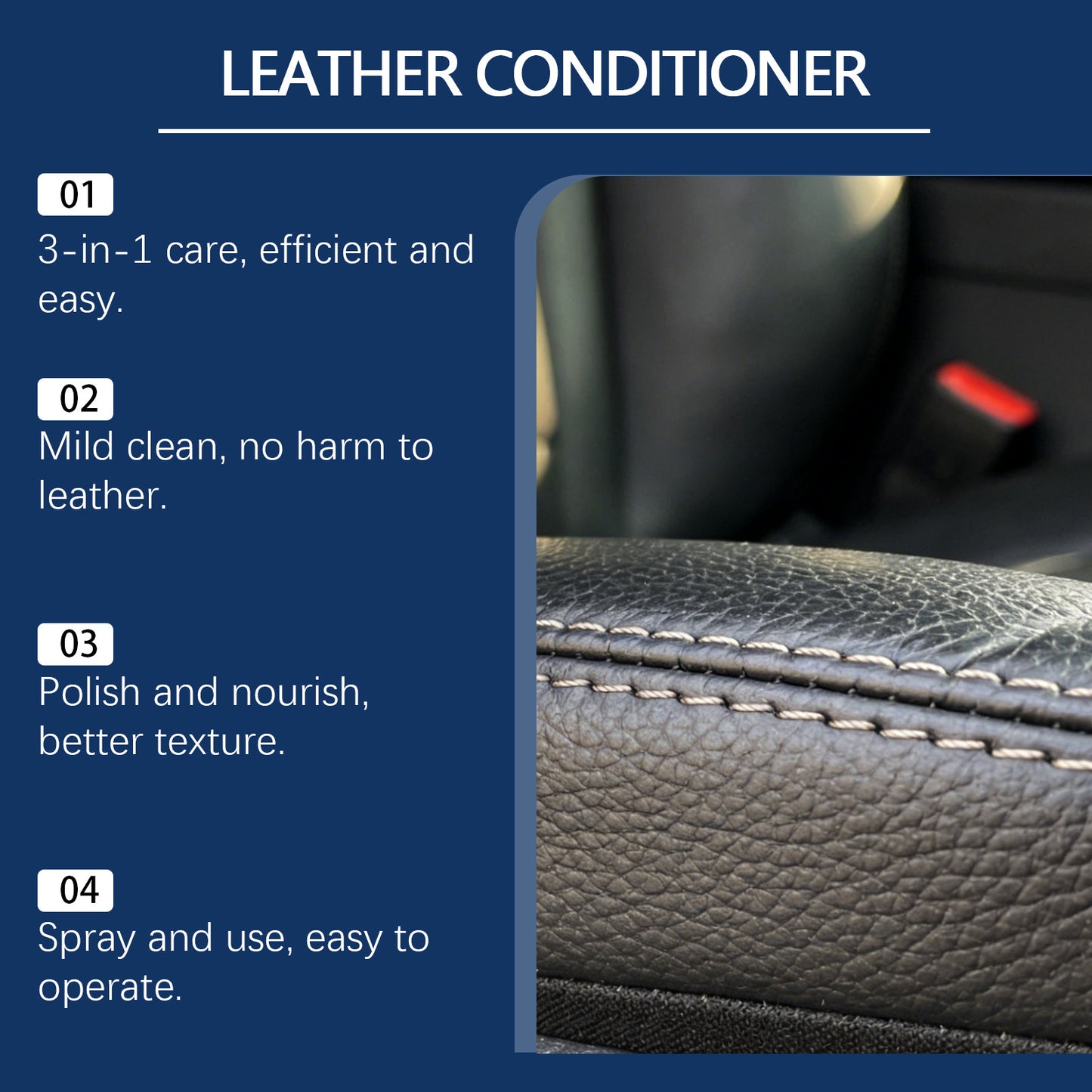 Car Leather Seat Interior Gentle Care Agent
