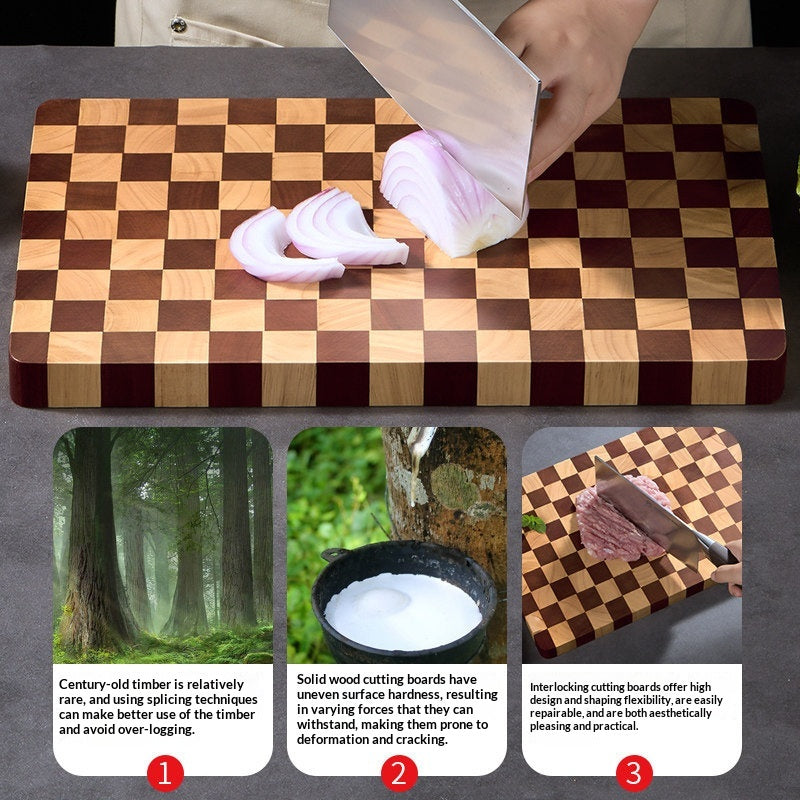 Acacia Cutting Board Antibacterial And Mildew-resistant For Home Vegetable Chopping