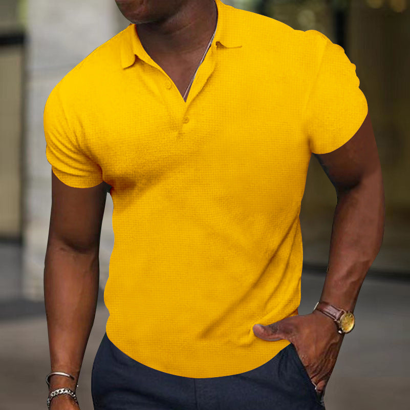 Sports Fitness T-shirt Summer Slim Fit Multi-color Short Sleeve Men's Casual