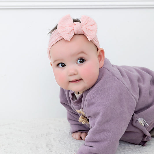 Children's Jacquard Headband Elastic Nylon Hair Band