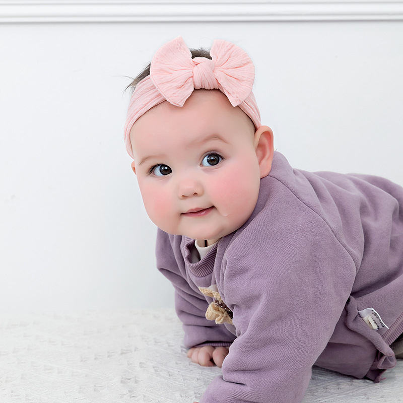 Children's Jacquard Headband Elastic Nylon Hair Band