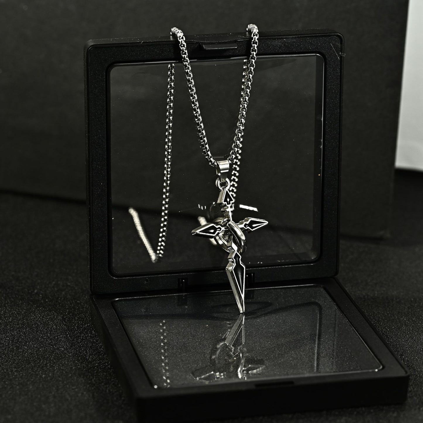 Cross Pendant Men's Necklace Men's Fashion Brand All-match Chain Accessories Men's Fashion Sweat Pendant Titanium Steel Chain