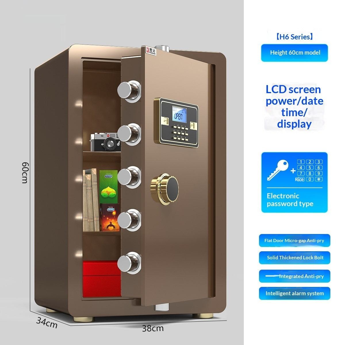 Home Wall-mounted Office Anti-theft Safe