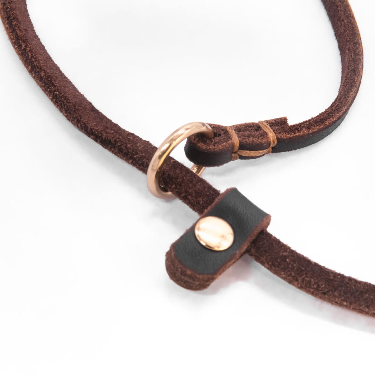Genuine Leather Braided Rope Cowhide Dog Leash Pet Training Leash