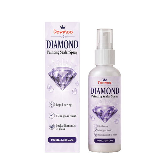 DOWMOO Diamond Painting Curing And Protective Spray - Waterless, Dustproof, And Anti-Falling Cleaning And Care Agent For Handicrafts