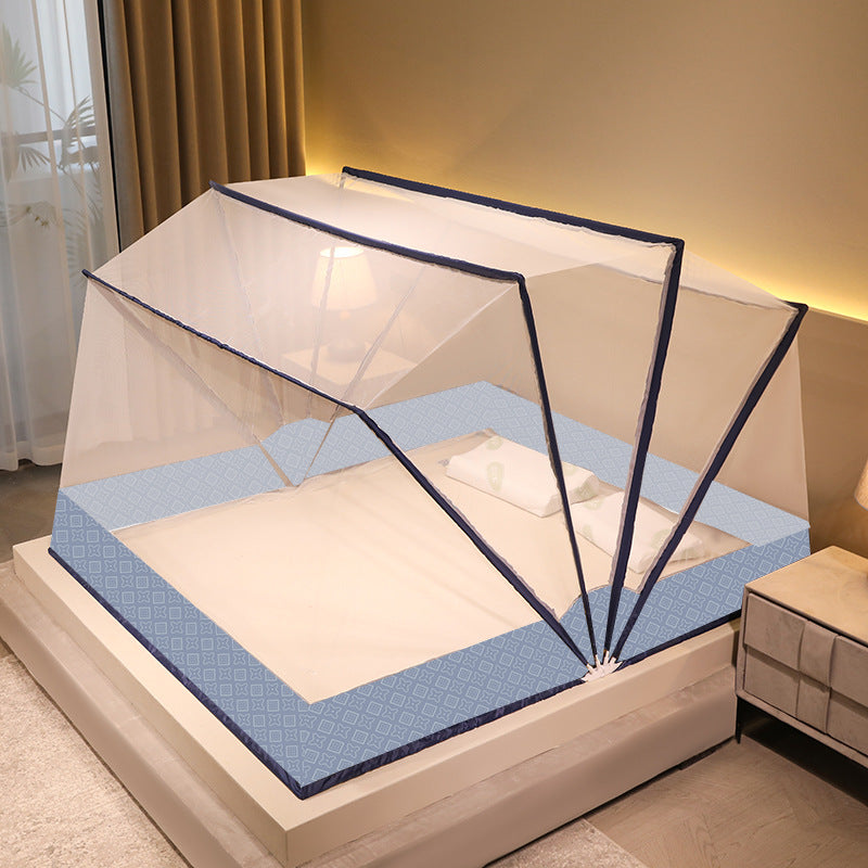 Foldable, No-assembly-needed Mongolian Yurt Mosquito Net For Home Use
