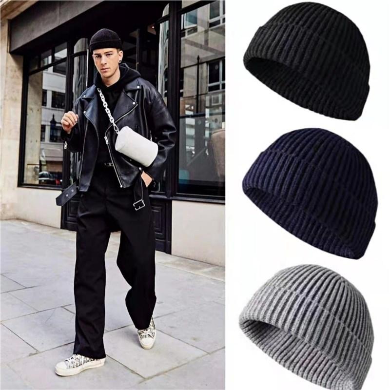 Men's Korean-style Autumn And Winter Knitting Wool Hat