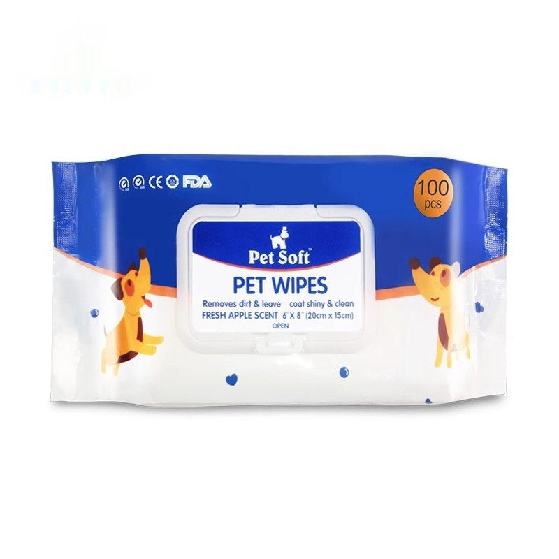 Pet Odor-removing Wet Wipes For Cats And Dogs