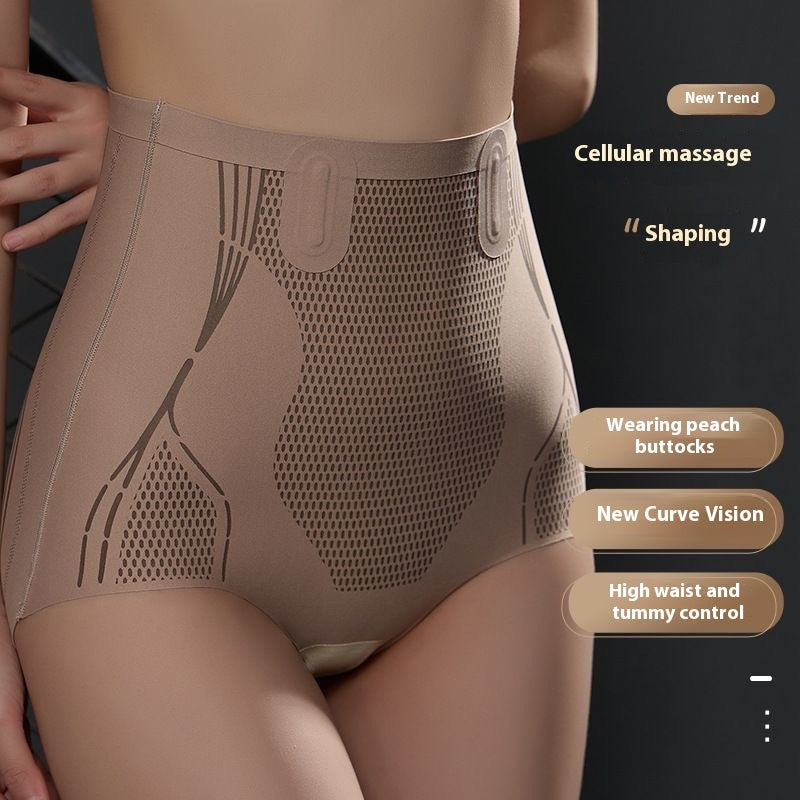 Seamless Liquid High Waist Shaping Plastic Waist And Hip Beauty Panties