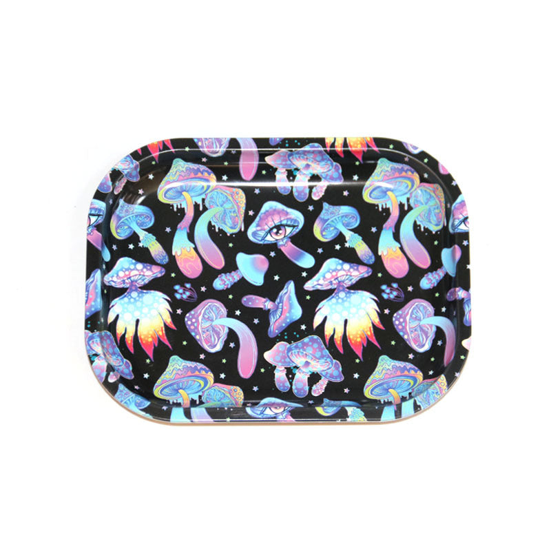 Storage Cigarette Tray Metal Smoking Set Accessories