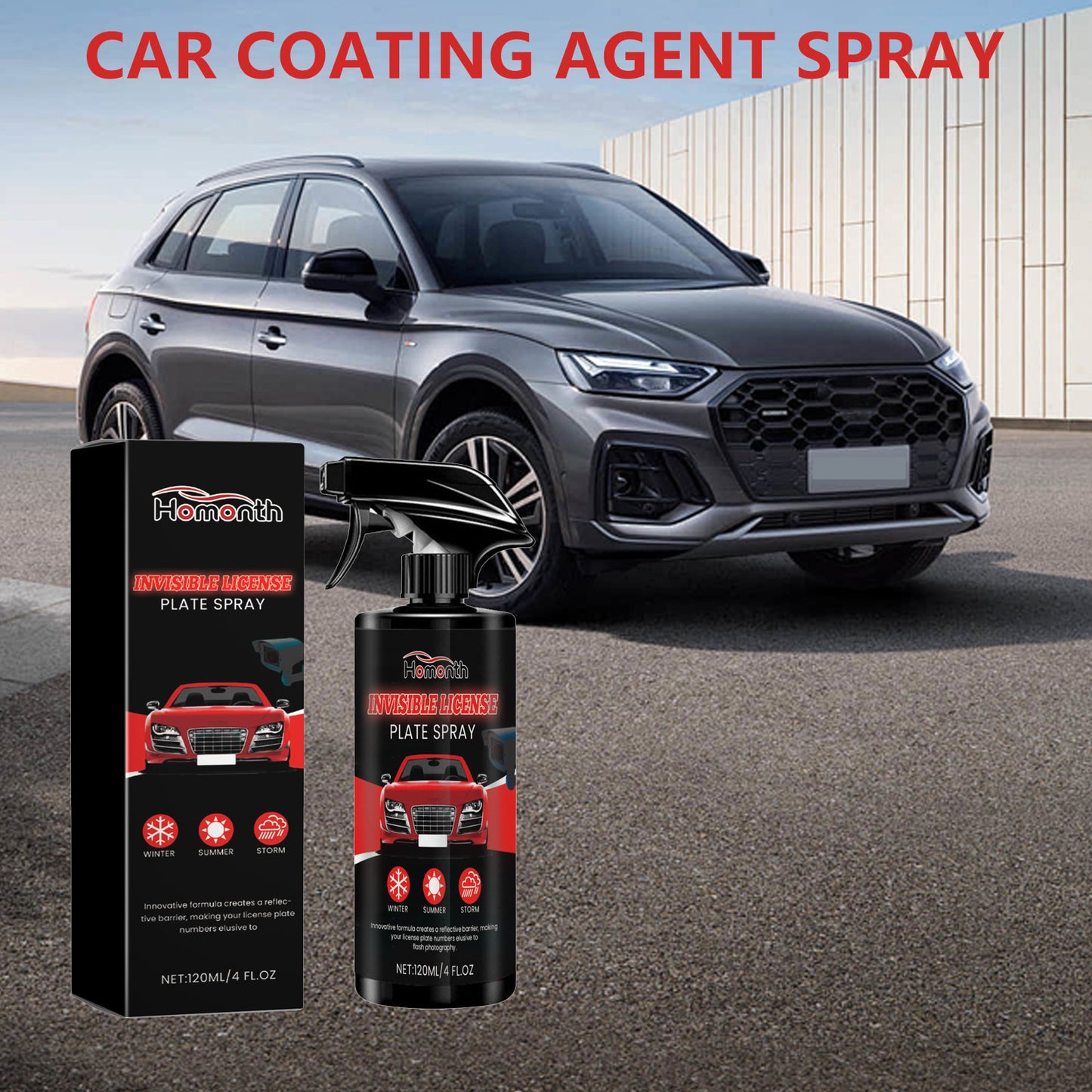 Homonth Cross-border Car Spray, Long-lasting Car Body Coating, Convenient For Daily Use, Protective Car Spray.