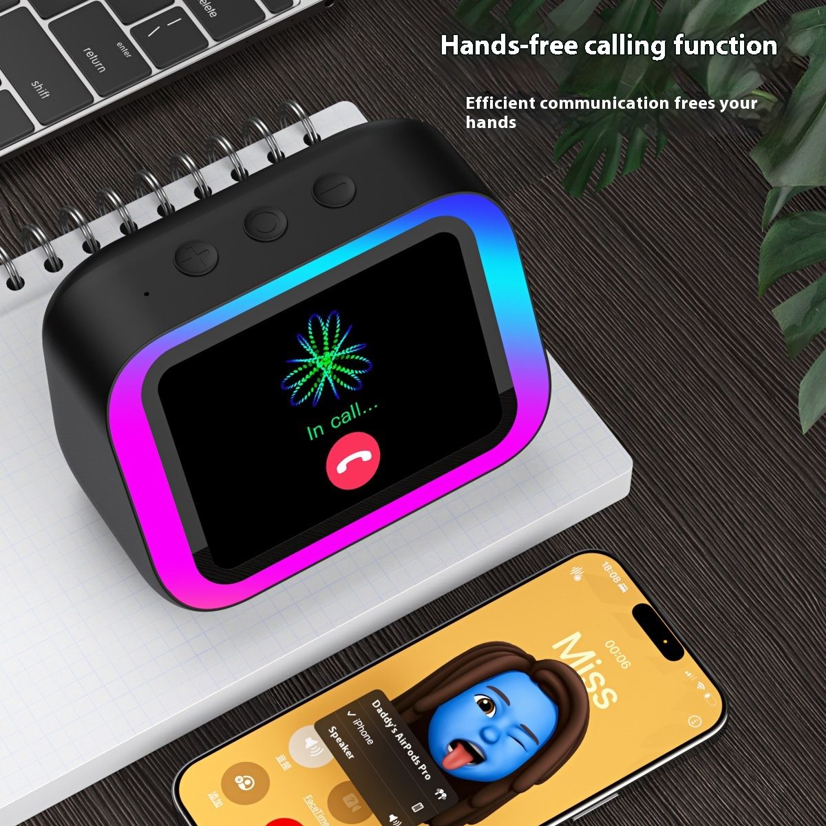 Household Multi-function Smart Bluetooth Audio Clock