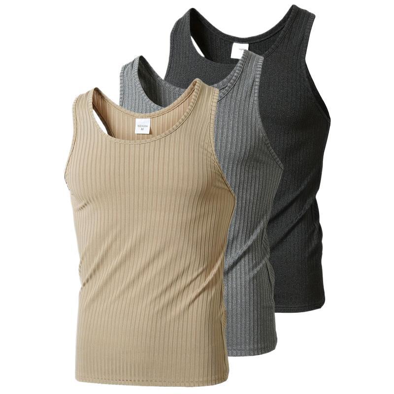 Men's Fitness Tank Tops Multi-Color 3-Piece Set