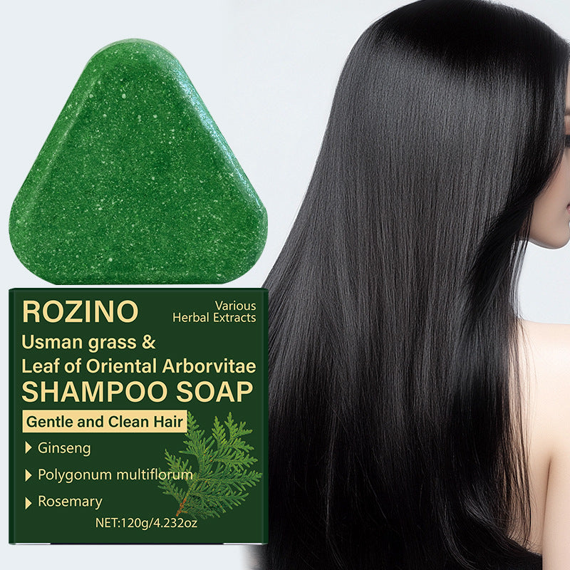 Platycladus Leaf Hair-Firming Triangular Shampoo Bar
