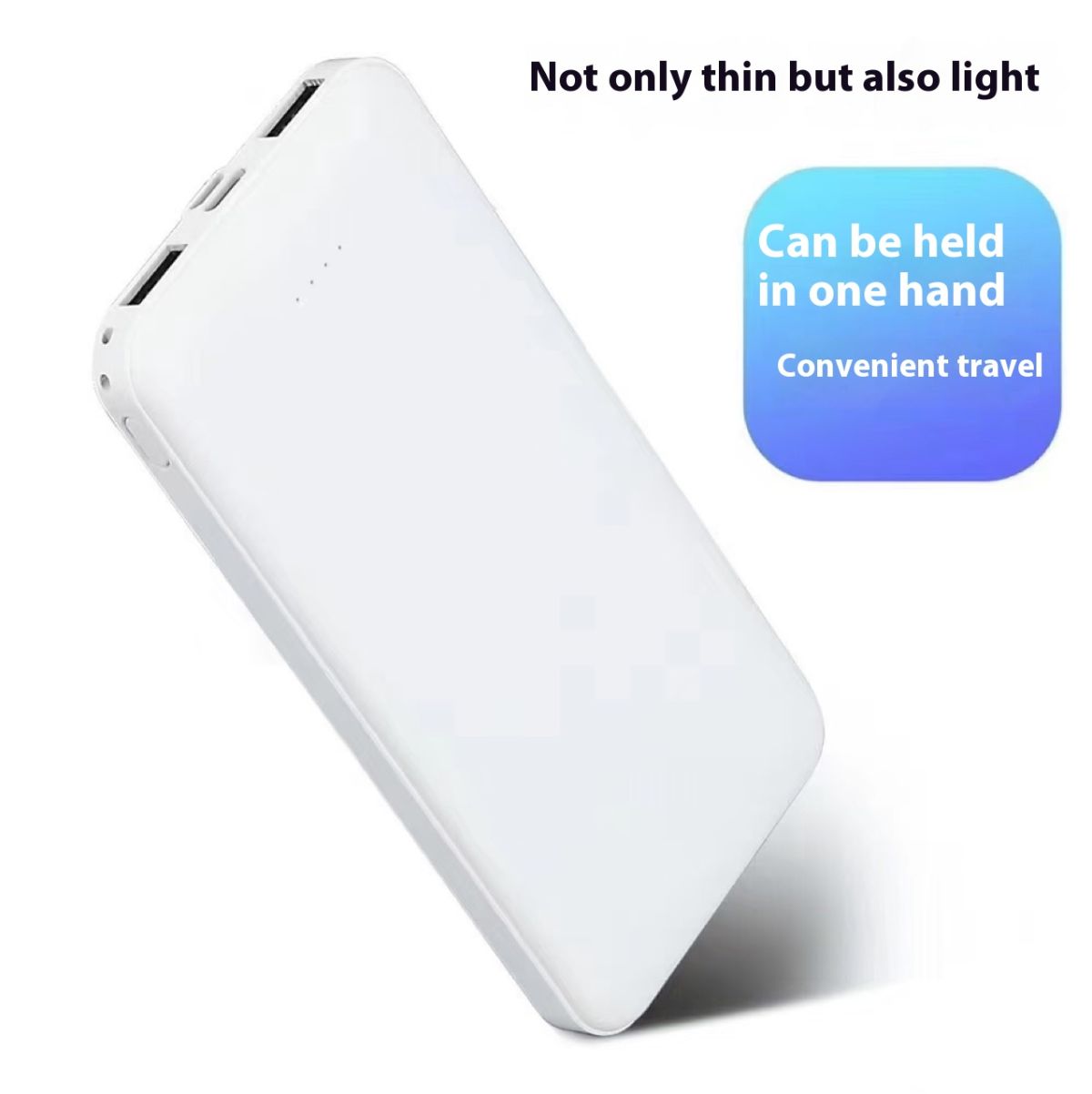 Fashion Ultra-thin Mini Mobile Power Bank