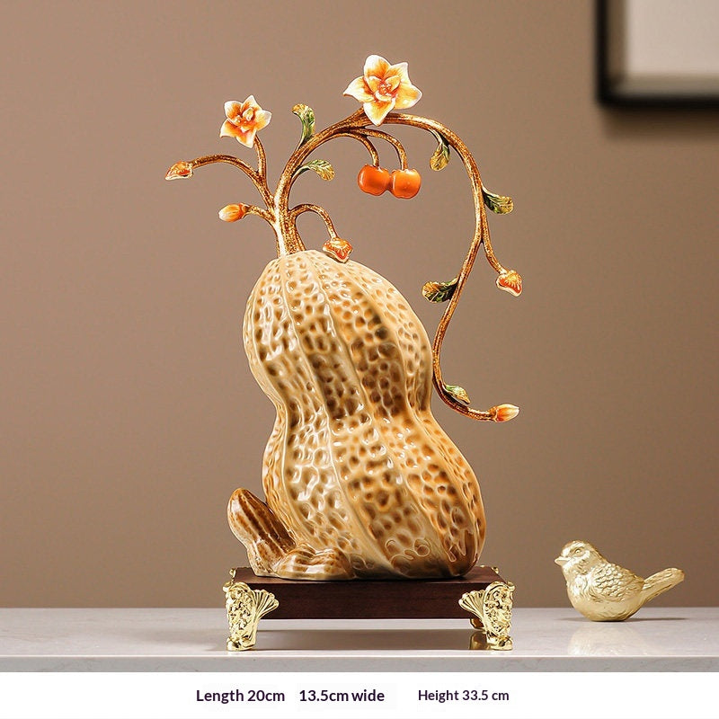 High-end New Year Enamelware Ornament As A Housewarming Gift For The New Peanut-themed Home