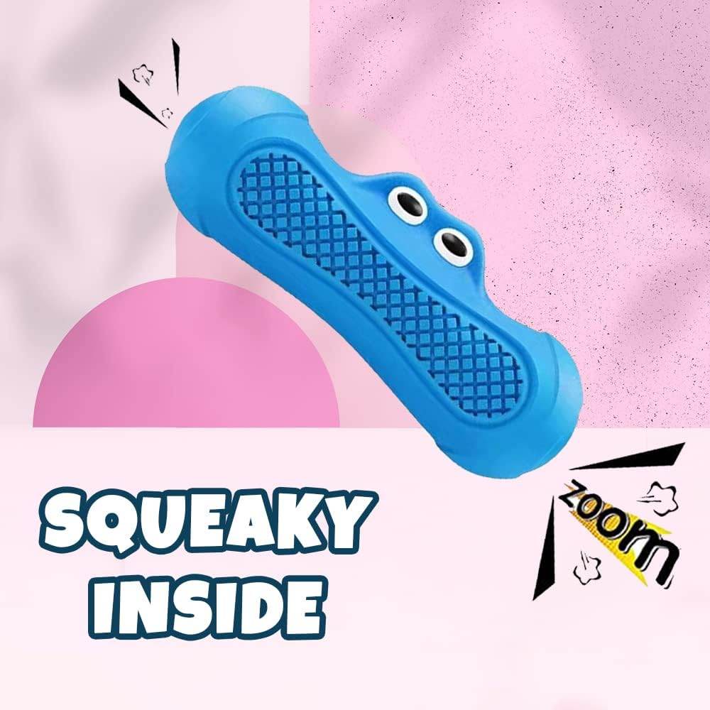 Rubber Crazy Monster Squeaky Toys For Dogs,Toy For Chewers,Non Toxic Chew Toys