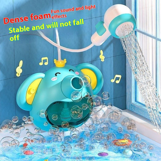 Electric Elephant Shower Bubble Machine Bath Toys