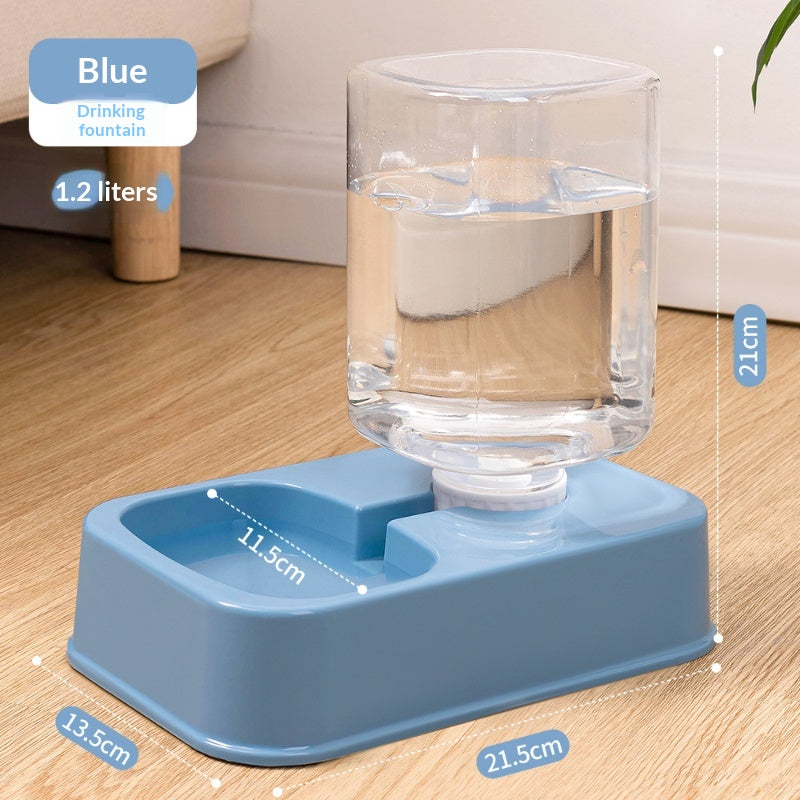 Cat Dog Bowl Food And Water Dispenser Automatic Dual-bowl Feeder Feeding Pet Supplies