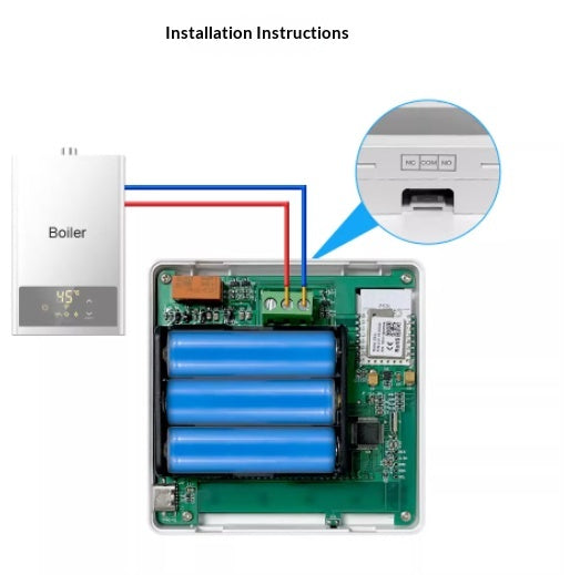 Wireless Smart Thermostat For Water And Gas Boilers