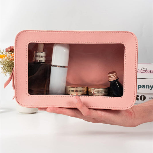 Transparent PVC Washing And Makeup Bag Travel