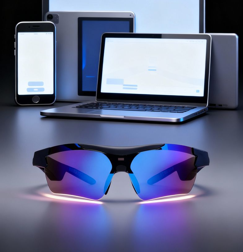 Smart Cycling Sunglasses UV401 Anti-UV Windproof Outdoor Road Bike Sports Sunglasses Wireless Bluetooth Audio Riding Sunglasses
